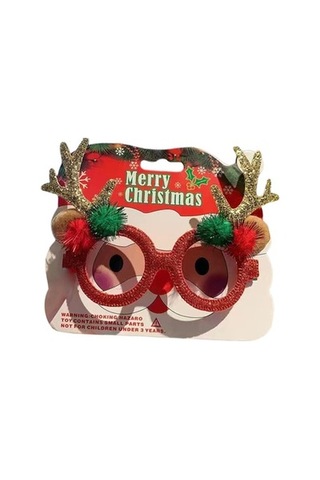 Lijinxu Magideal Yılbaşı Gözlük Yaratıcı Kardan Altın-boynuzlar