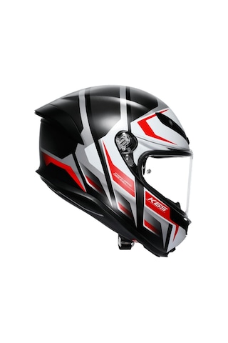 Agv K6 S Karve Matt - Black / Whıte / Red Diğer