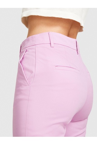 Sisley Streç Pamuklu Pileli Pantolon Kadın Sarı Pantolon - 324p4ıullf02y