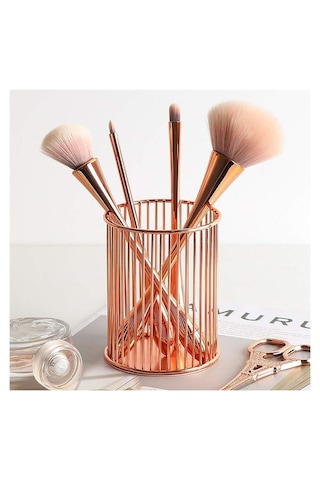 Acornia Rose Gold Şelale Kalemlik - Fırçalık Bakır - Bronz