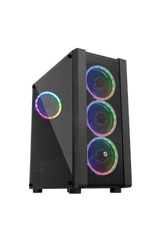 Frisby FC-9320G 600W 80+ Bronze Micro Tower Oyuncu Bilgisayar Kasası Siyah