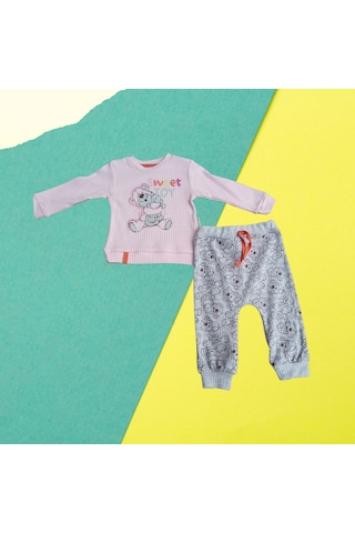 Babyrıse Babyrise Sweet Toy Fitilli Kız Çocuk Takım Pembe Babyrıse Babyrise Sweet Toy Fitilli Kız Çocuk Takım Pembe