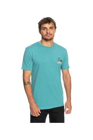 Quiksilver Rise & Shine Erkek Tişört Mavi
