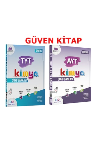 Orbital Yayınları Tyt-ayt Kimya Soru Bankası Seti Orbital Yayınları Tyt-ayt Kimya Soru Bankası Seti