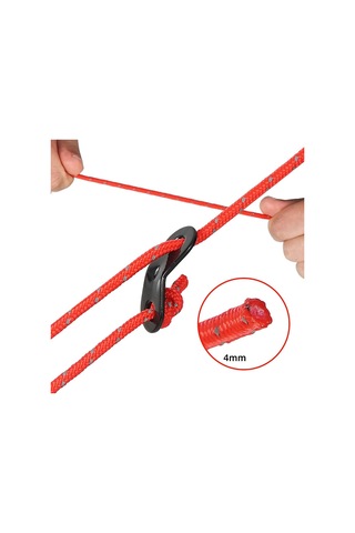 4 Adet / Set Cls Açık Kamp Yansıtıcı Rüzgar Geçirmez Kamp Destek Çubuğu Sarı