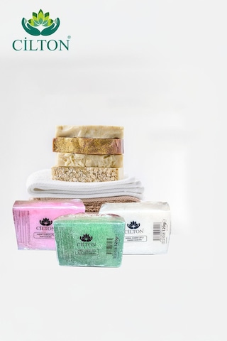 Cilton Doğal Kabak Lifli Gül Sabunu 120 Gr