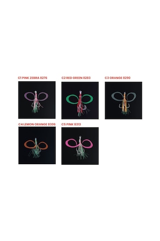 Seabor Squid Hook Skirt Hazır Asist Takım Pink 2/0 - 2 Adet
