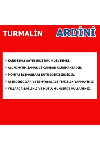 Turmalin Diş Fırçalık Siyah Çok Renkli