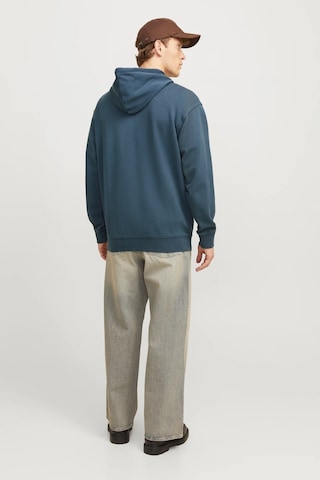 Jack & Jones Jjecharge Faded Erkek Sweatshirt Mavi