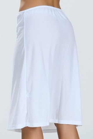 Nbb Kadın Beyaz Diz Altı Jüpon