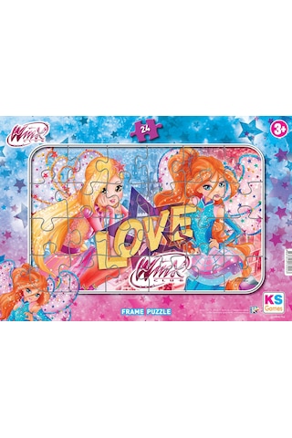 Disney Winx Lisanslı Frame Puzzle Yapboz 24 Parça