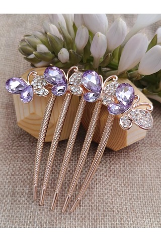 Villovatik Mariana Anahtar Topaç Yelek Shish - Mor Cam 153135826 Diğer