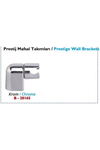 Welldone Mafsal Duş Askısı Krom