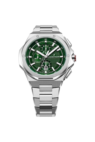 Jacques Philippe Jpqgc4813x6xs Erkek Kol Saati Ve Yedek Kordon Metalik Gri