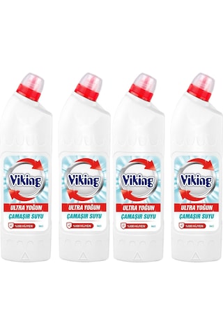 Viking Ultra Çamaşır Suyu İnci 4 x 750 ML