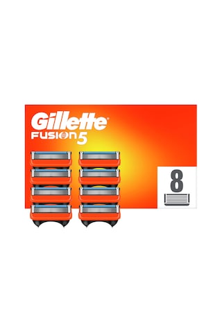 Gillette Fusion Yedek Tıraş Bıçağı Karton Paket 8'li