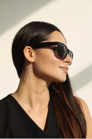 Unisex Güneş Gözlüğü Kemik Model Çerçeveli Uv Korumalı Çok Renkli