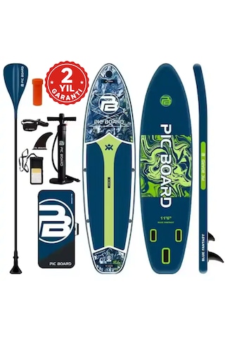 Pic Board Sup 350x89x15cm Şişme Stand Up Paddle Board Full Set