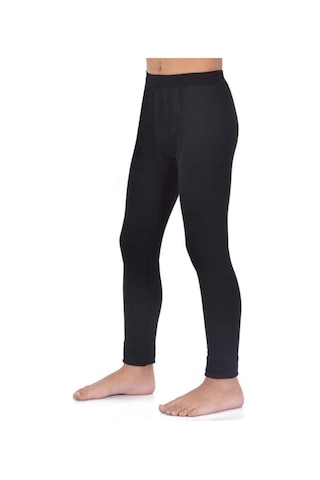 Erkek Çocuk Termal Içlik Atlet Termal Içlik Tayt Takımı SiYAH