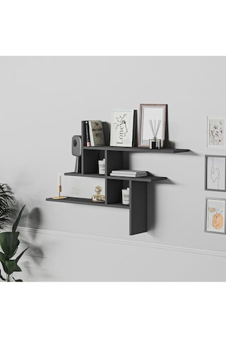 Germen Duvar Rafı Antrasit