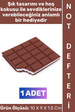 Defter Dekoratif Sevgili Eş Nişanlı Anlamlı Hediye Okul Günlük Ders Şık Estetik Kahverengi Çikolata