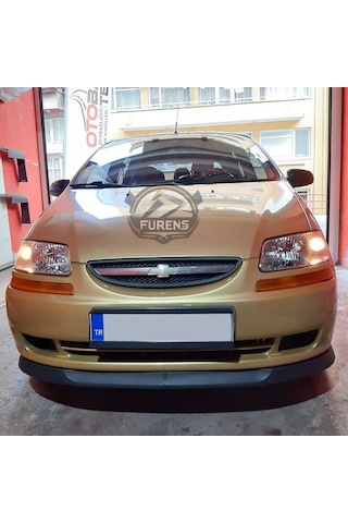 Chevrolet Aveo 2006-2010 Uyumlu H Lip Esnek Ön Lip 2 Parça Karlık Ön Ek Tampon Altı Dil