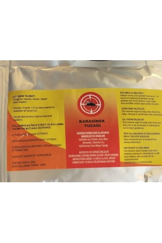 Karasinek Yemi (Rasyon) Farmakill