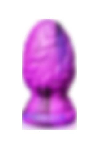 Red Fox Mor Yaprak Desenli Silikon Anal Plug Büyük Vakum Tabanlı