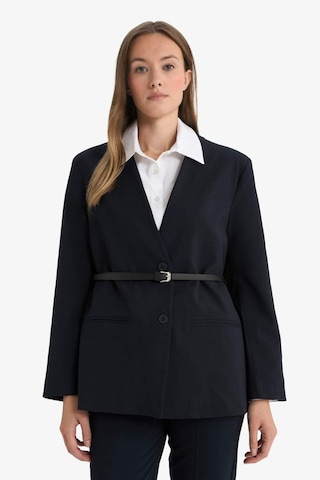 Defacto Regular Fit Ceket Yaka Blazer Ceket F6104ax25aunv243 Lacivert