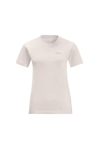 Jack Wolfskin Essential W Kadin Beyaz T-shirt Beyaz