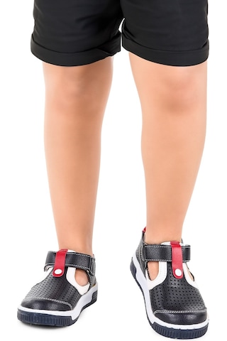 Kiko Kids Erkek Çocuk Günlük Ayakkabı Arz 2319 Lacivert - Kırmızı