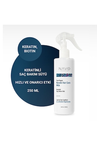 Keratin Biotin Hızlı Onarıcı Ve Dökülme Önleyici Saç Bakım Sütü / Sıvı Saç Kremi 250ml