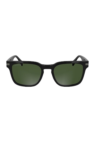 Lacoste L 6065s 001 54 Unisex Kare Siyah Kemik Güneş Gözlüğü Siyah