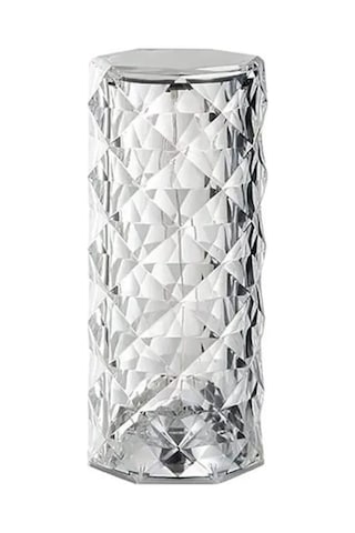 Kristal Led Dokunmatik Sensörlü Usb Şarj Restoran Masa Lambası Lw1 Beyaz
