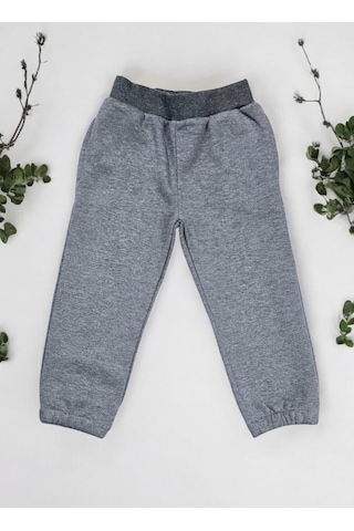 İçi Şardonlu Kışlık Çocuk Eşofman Alt Füme