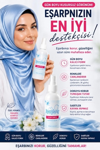 Eşarpsprey Eşarpsprey Eşarp Temizleme Spreyi 150 ML