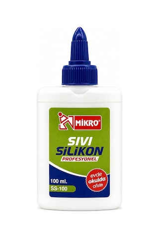 Sıvı Silikon Yapıştırıcı 100 Ml 3 Adet Mikro Silikon Yapıştırıcı Sıvı 100 Gr Plastik Cam Mermer Kağıt Karton Tahta Köpük