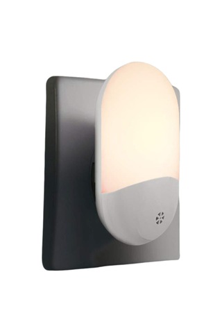 Geeksen Otomatik Gece Aydınlatıcı Led, Işık Kontrollü, Yumuşak Işık, Yatak Odası-bebek Odası Uyumlu, Beyaz Beyaz