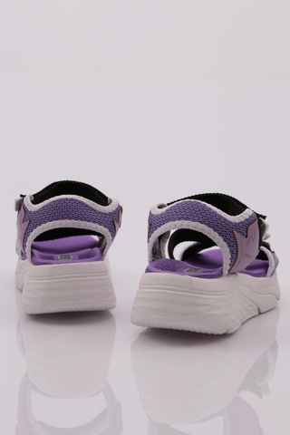 Dgn 0148 Kadin Sandalet 0148-2265-R2046 Lila - Siyah
