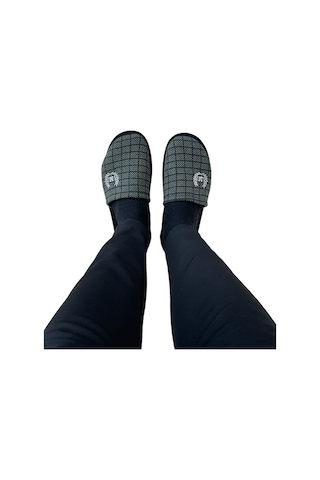 Haki Kışlık Erkek Ev Terliği-haki