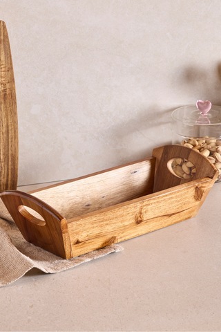 Akasya Ekmeklik 32x12 Cm Kahverengı Kahverengi