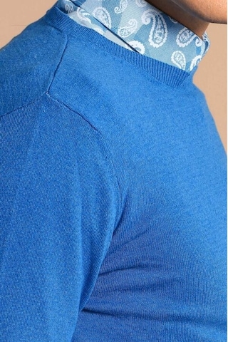 Bisiklet Yaka İndigo Triko 001