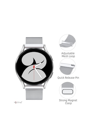 Novstrap Huawei Watch Gt5 46mm Gt5 Pro Gt4 46mm Gt3 46mm Gt3 Pro Gt3 Se Gt2 İle Uyumlu Kordon 22mm Metal Hasır Çelik Kayış