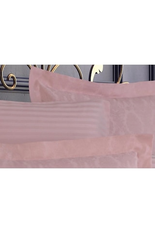 Monaco Bambu Jakar Kumaş Pudra Ikili Oksford 60x80 Cm Yastık Kılıfı-1322 Çok Renkli