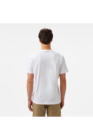 Nautica Erkek Beyaz Regular Fit T-shirt Düz V55015t Beyaz