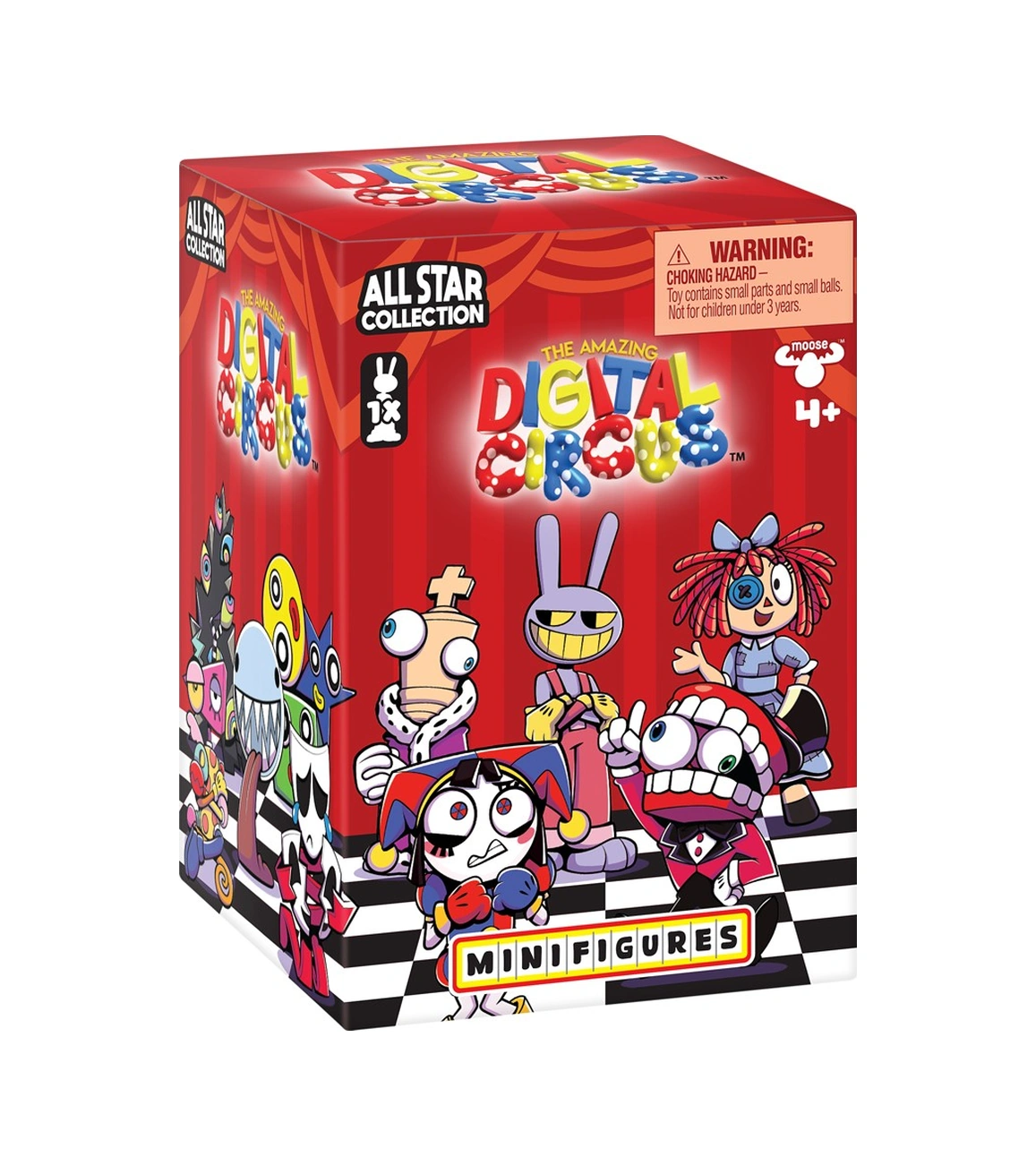 1 Adet Amazing Digital Circus All Star Mini Figür 5 Cm 1 Kutu İçinde 1 Adet Sürpriz Karakter Geliyor