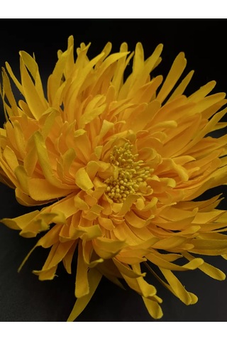 Amely Rid Kumaş Büyük Broş Toka "kore Pembesi Çiçeği" 196452194 Gri