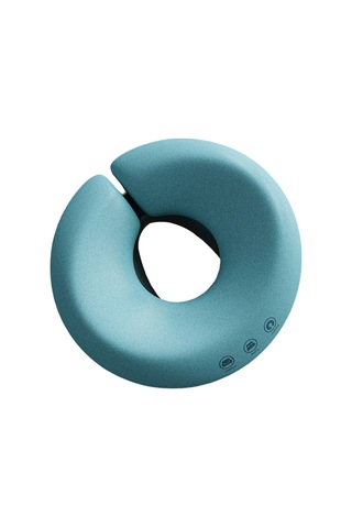 Anjiexun Yumuşak Masaj Yastığı Yüz Rahatlatıcı Hafıza Mavi Mavi