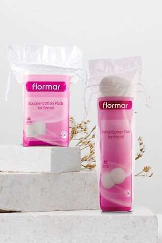 Flormar Yuvarlak 80'li Makyaj Temizleme Pamuğu - Cotton Pads - 001 - 8690604175031