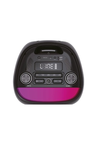 Rose Hp-2250 Partybox Kablosuz Çift El Mikrofonlu Sarjlı Bluetooth Dual 8 Hoparlör
